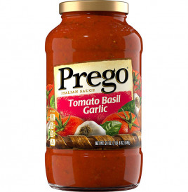 Prego Tomato Basil Garlic Italian Sauce  Glass Jar  680 grams